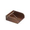 HeMu Restaurant and Hotel Tissue Box Square Napkin Cardboard Bracket Light Luxury Stainless Steel Tissue Rack Ornaments