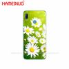 Силиконовый чехол для телефона для huawei Y5 Y6 Y7 Y9 PRO PRIME 2019 Honor 8s 8a 20 LITE PRO 10i view 20 V20 с четырьмя листьями божьей коровки и ромашки