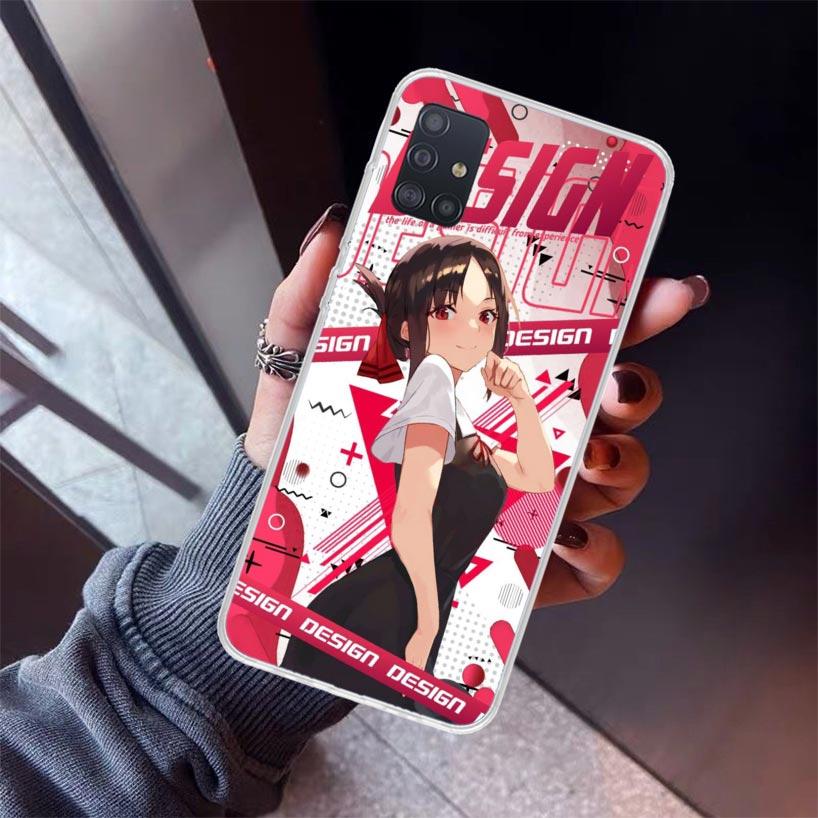 Kaguya Sama Shinomiya Phone Case For Samsung Galaxy A52 A51 A50S A32 A22 A12 A02S A72 A71 A31 A70 A30S Note 20 Ultra 10 Plus S10