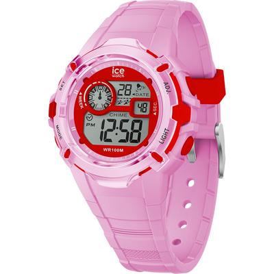 Авторизованный дистрибьютор Часы Ice Watch мужские и женские 023268 Ice Digit Explorer Lovely Pink Small 40mm Digital