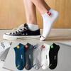 5Pairs Spring Autumn Deodorant Absorbent Breathable Comfortable Women Men's Ankle Business Casual Sports Socks