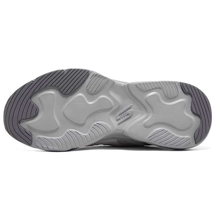Skechers DLites Comfort Легкие Повседневные Кроссовки Низкие Женские Белый Черный Фиолетовый 117365-BKMT