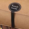 100X Black Handmade Adhesive Seal Stickers Diy Cake Gift Packing Label Stickers