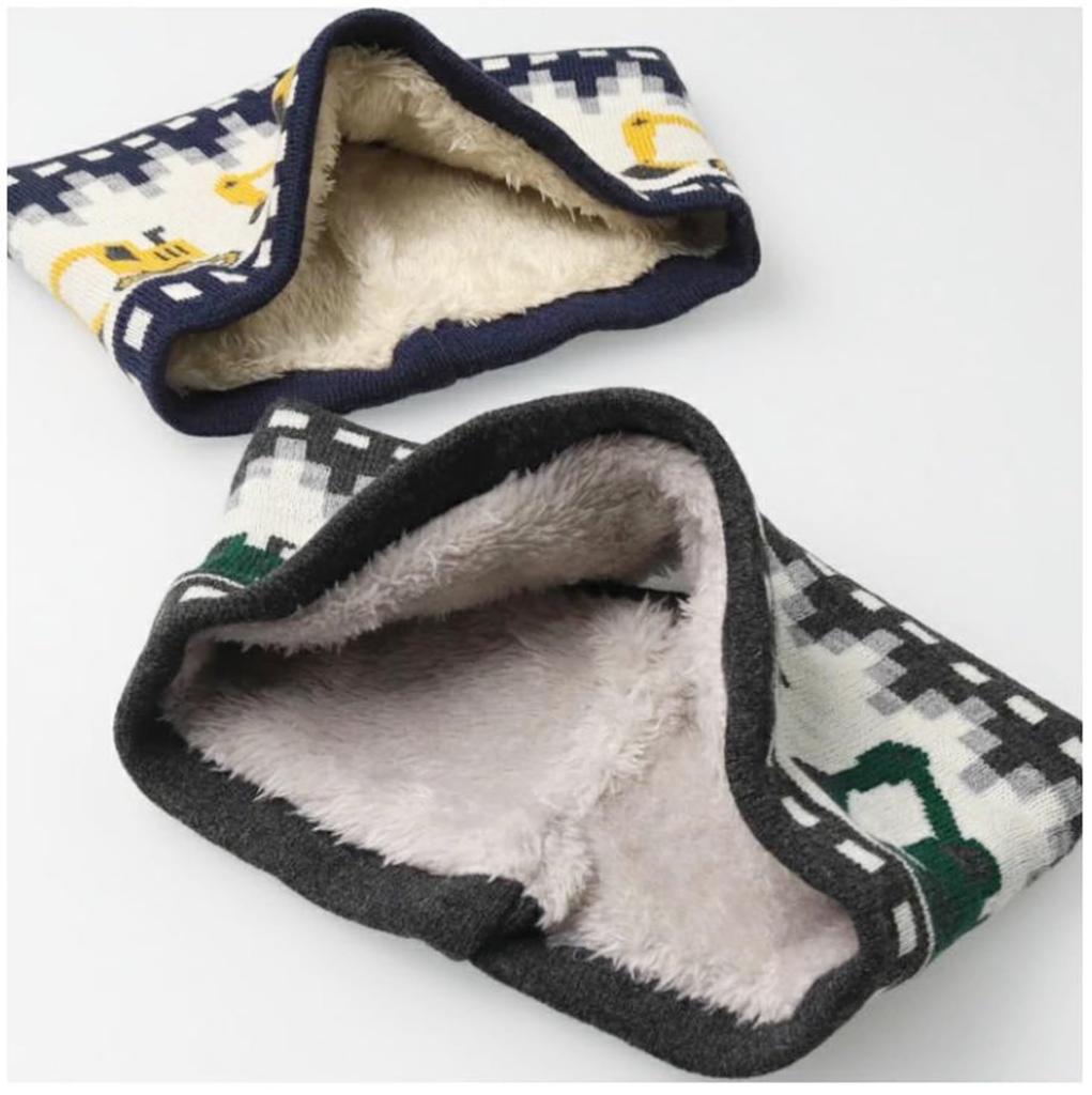 Кейджун Вязаный снуд-воротник Boa, ветронепроницаемый и теплый, для рабочих транспортных средств и строительства, для мальчиков, детский утеплитель, снаряжение, (G Серый)