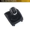 Black Manual Gear Shift Knob and Gaiters 5 Speed ​​for Skoda Suberb 2008-2013 OEM 3T0711113B 3T0711113B