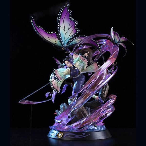 Demon Slayer Kochou Shinobu Аниме Фигурка Игрушки 36 см ПВХ Фигурки Игрушки Kochou Shinobu Коллекция Модель Кукла Подарок