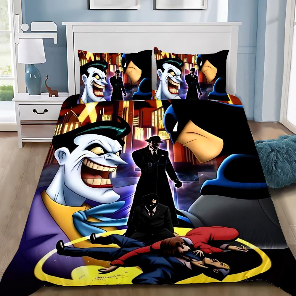 Hot Super Hero B-BatmanS Duvet Cover Pillowcase B-BatmanS Bedding Set Adult Boy Girl Bedroom Decoration Children Gift