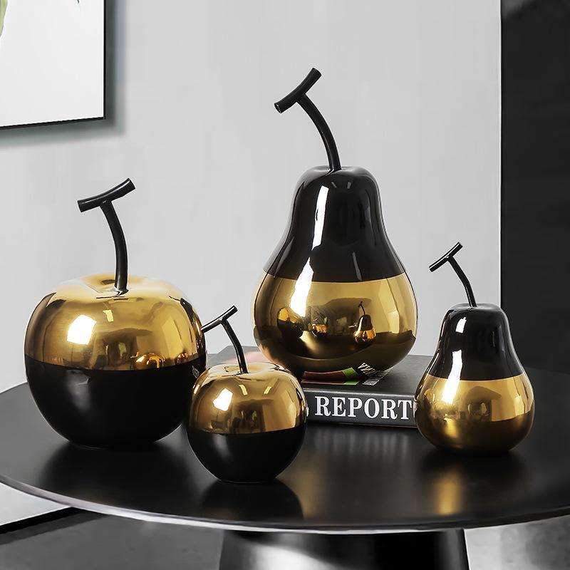 Nordic Fruit Ceramic Decoration Modern Simple Office Home Soft Decoration Model Room Bedroom Creative