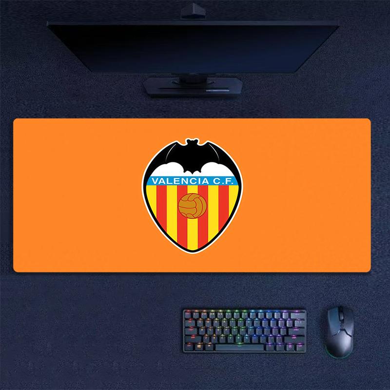 Valencia Club de Fútbol Print Cushion Non-slip Laptop Tablet Big Mousepad XXL Mat Mini PC Playmat With Lock edge