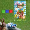Easter Hanging Toss Games with 3 Bean Bags Picnics Outside Toys Party Supplies