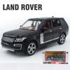 1:32 Scale Land Rover Range Rover Suv Car Model, with Simulation Sound And Light Pull Back Alloy Car Collection Ornaments Boy Toy Car Gifts