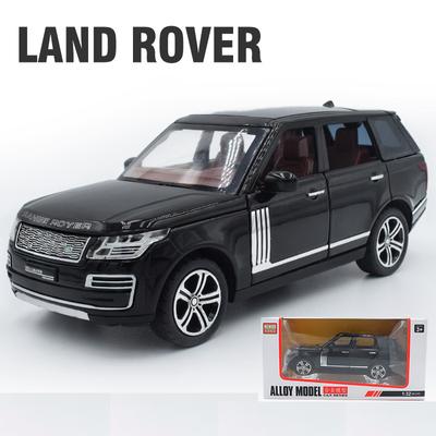 1:32-масштабная модель автомобиля Land Rover Range Rover Suv, с имитацией звука и света, откатная коллекция автомобилей из сплава, украшения, игрушечный автомобиль, подарки для мальчиков