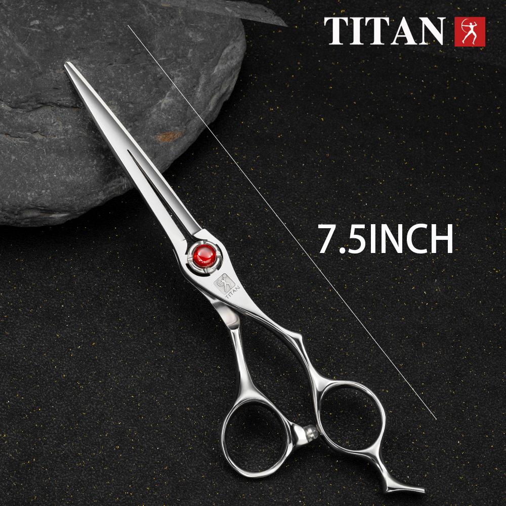 TITAN 7.0 7.5 дюймов профессиональные ножницы для груминга инструменты для питомцев машинка для стрижки собак ножницы для груминга питомцев