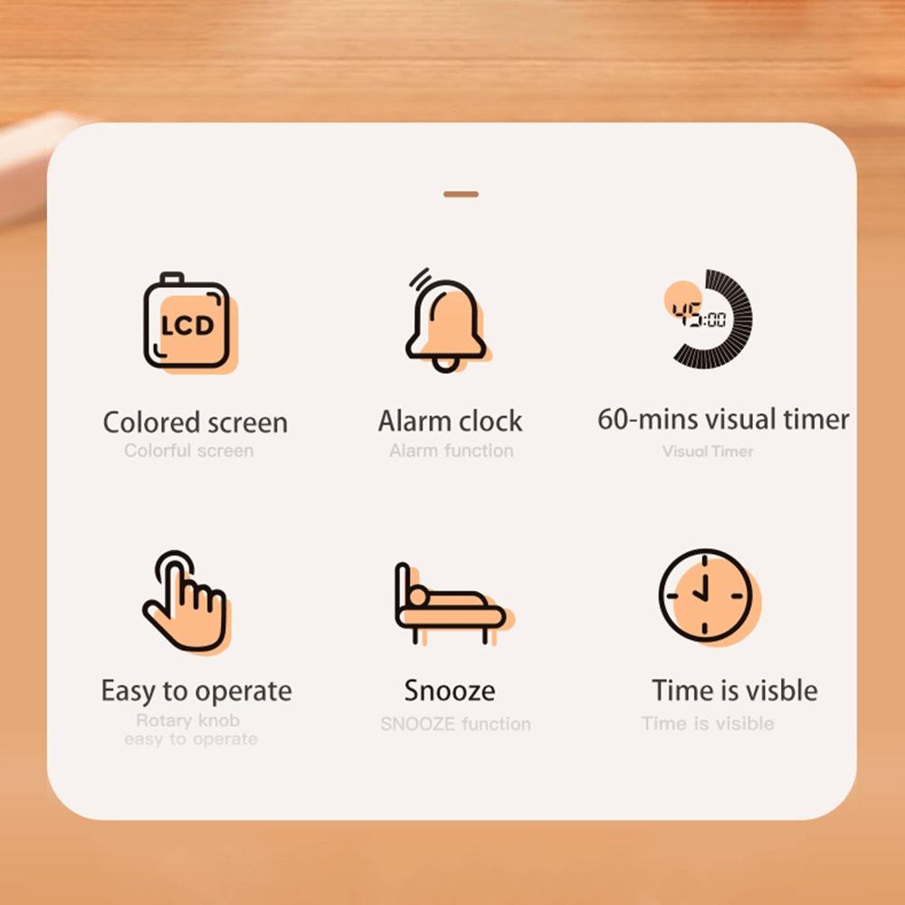 Count Productivity Timer Practical Digital Timer Visual Countdown Clock For Teaching