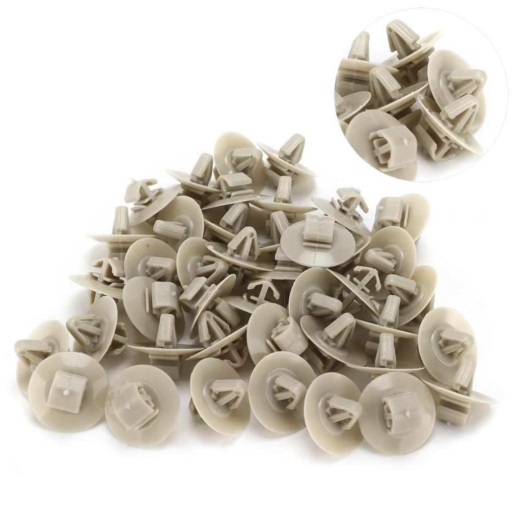 100pcs Side Door Moulding Trim Clips Exterior Fasteners Kit 500326896 Replacement for Vauxhall VivaroA 20012014