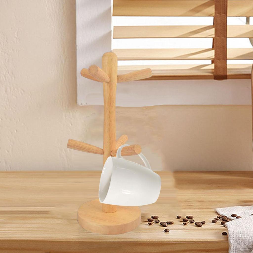 Multipurpose Mug Display Stand Storage Hooks Drain Rack Water Bottle Cup Organizer for