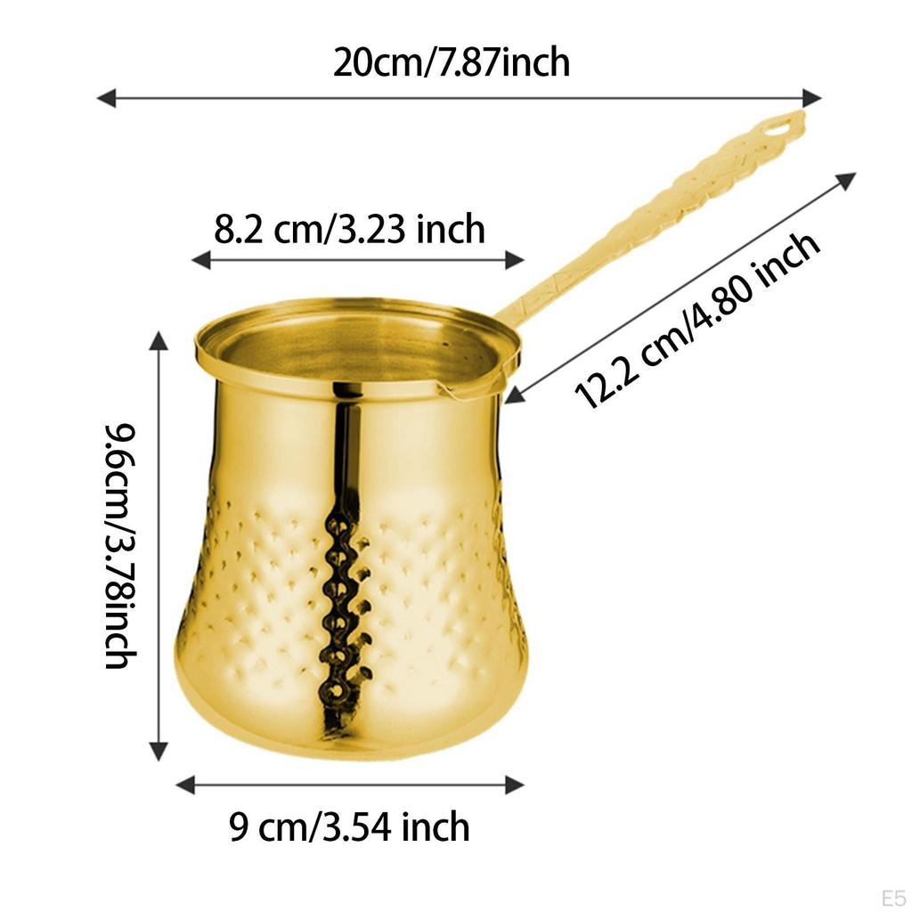 Кофейник для плавления шоколада Удобная ручка Аксессуары Портативный Нержавеющая сталь