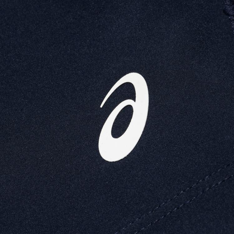 Asics Женские теннисные шорты, дышащие, удобные, мягкие, спортивные, женские шорты, темно-синие 2042A375-400
