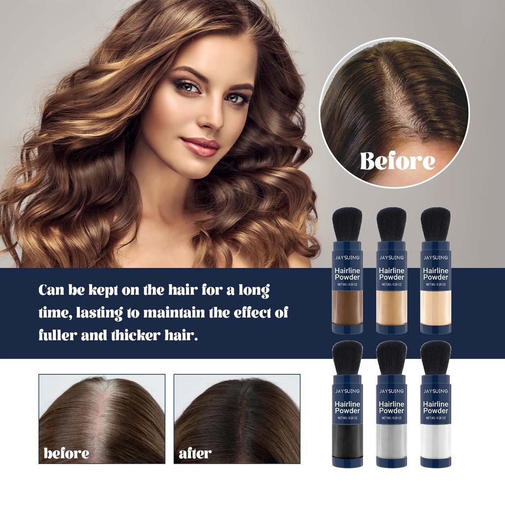 Пудра для волос Dense Hair Fiber Powder, густые волосы, пушистые, дополнительный цвет, заполняющий линию роста волос, освежающий, контролирующий жирность