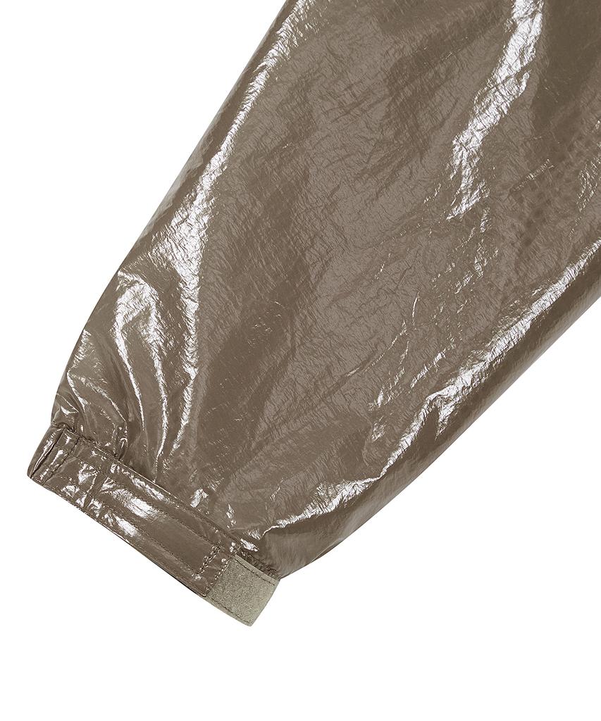 Ulkin [Runway] Nylon Rain Coat_Brown