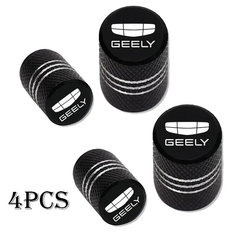4 шт. для Geely Atlas Coolray Emgrand EC7 EC8 X7 EX7 CK2 Колпачки на ниппель колеса автомобиля Покрышки Ствол шины Воздухозащитные Водонепроницаемые