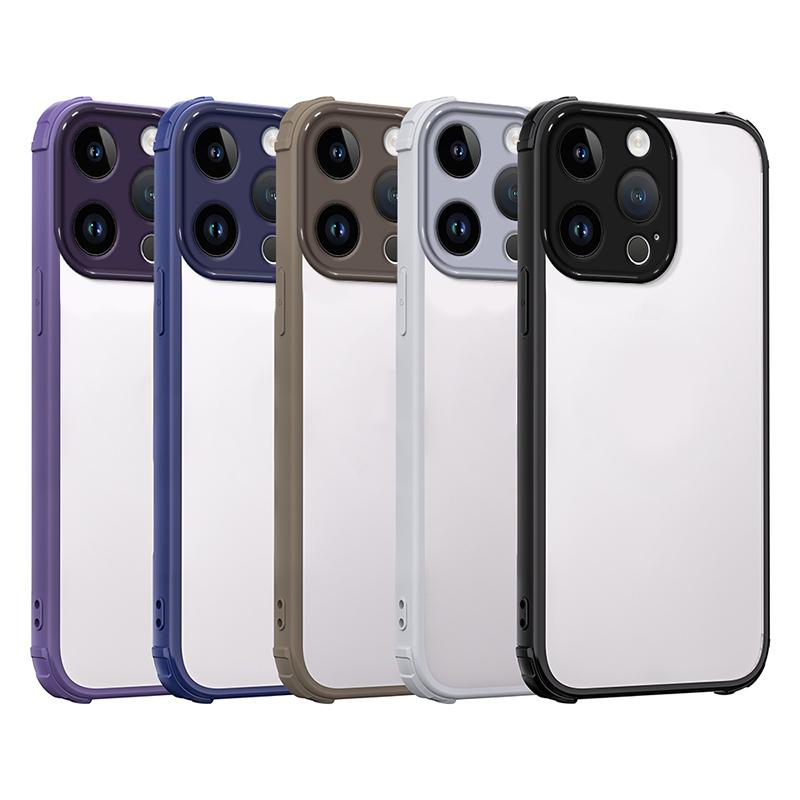 Новый прозрачный ударопрочный бампер-чехол Clear Armor для iPhone 17 16 15 Pro 14 13 12 11 17 Pro Max Прозрачный силиконовый жесткий чехол Capa