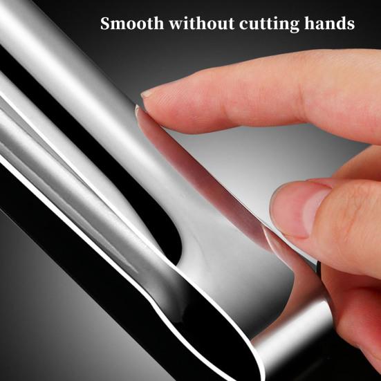 Food Tong Stainless Steel Food Clamp Multifunctional Easy To Clean Firm Grip for Grilling Cooking Serving