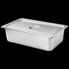 Wuhe 201 Stainless Steel Gastronorm Food Pan with Rolled Edge Lid