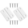 2pcs Replacement Hinges With 8pcs 16x4 Mm Stainless Screws Parts Kit For Igloo Coolers Plastic Hinges Accessories