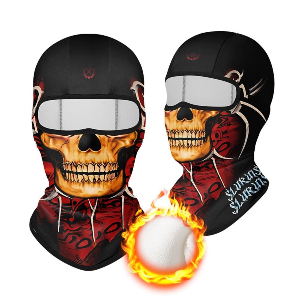 Multi-function Fleece Balaclava Plush MTB Face Mask Winter Bicycle Full Face Cover for Men Women