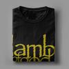 Винтажные футболки Lamb Of God Golden для мужчин, хлопковая футболка с круглым вырезом, футболки с коротким рукавом, идея для подарка, одежда