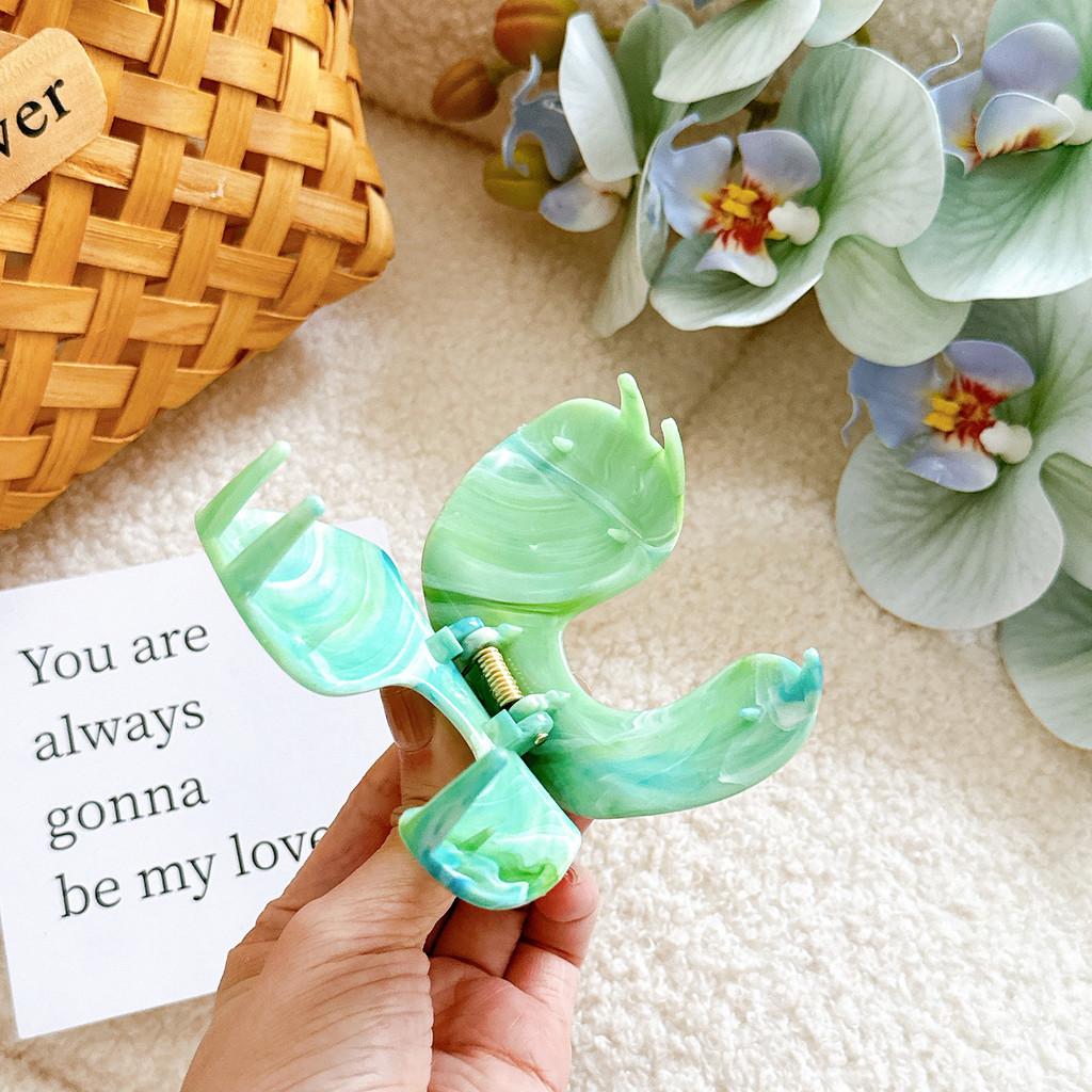 Элегантная смоляная заколка-краб для волос в уникальных цветочных и геометрических дизайнах для женщин