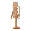 Yousheng Unfinished Nutcracker Soldier Wooden DIY Nutcracker Figure Unpainted Nutcracker Soldier Figurine for Christmas Decoration Craft Project