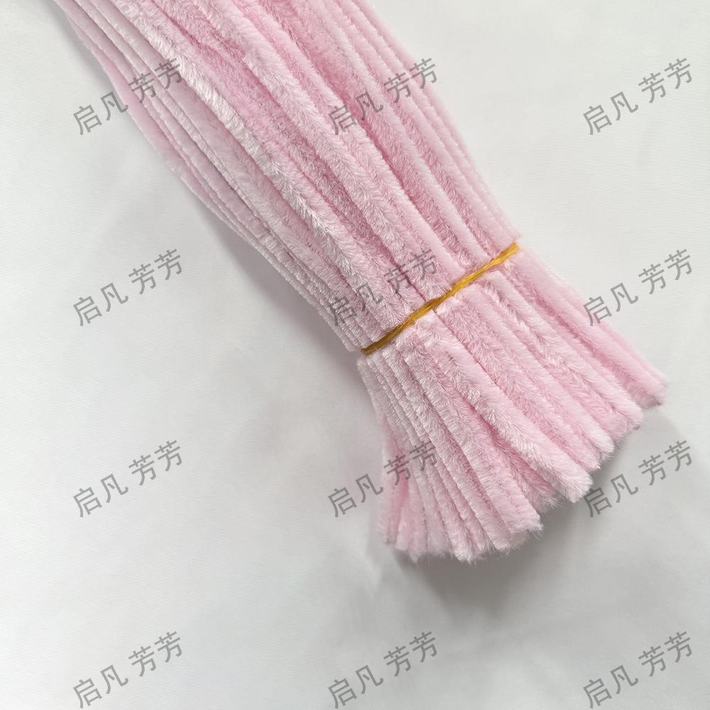 8mm Macaron Color Encrypted Twist Ties Chenille Stems for DIY Toys