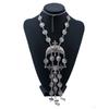 Luxury Temperament Pattern Coin Fringed Necklace Set