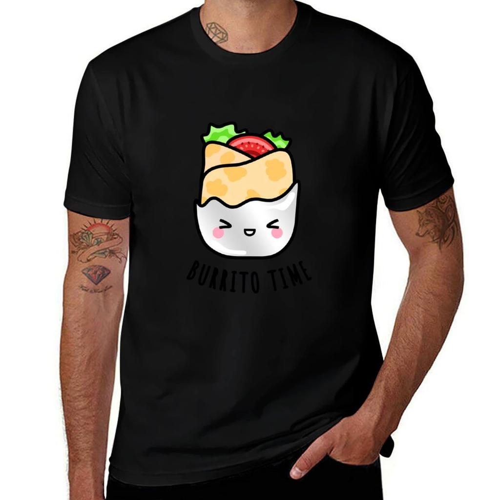 Повседневная Кавайи мужская Футболка BlueberryMoon от shirts men t t Рисунки для мужчины Милый Буррито для печати Wrap Иллюстрация shirts