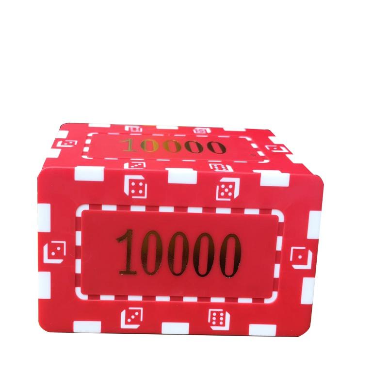 10 шт./лот глиняные фишки для покера Лас-Вегаса, набор 14 г, фишки для казино, карты для покера, развлечения, долларовые монеты, карточная игра, Лас-Вегас