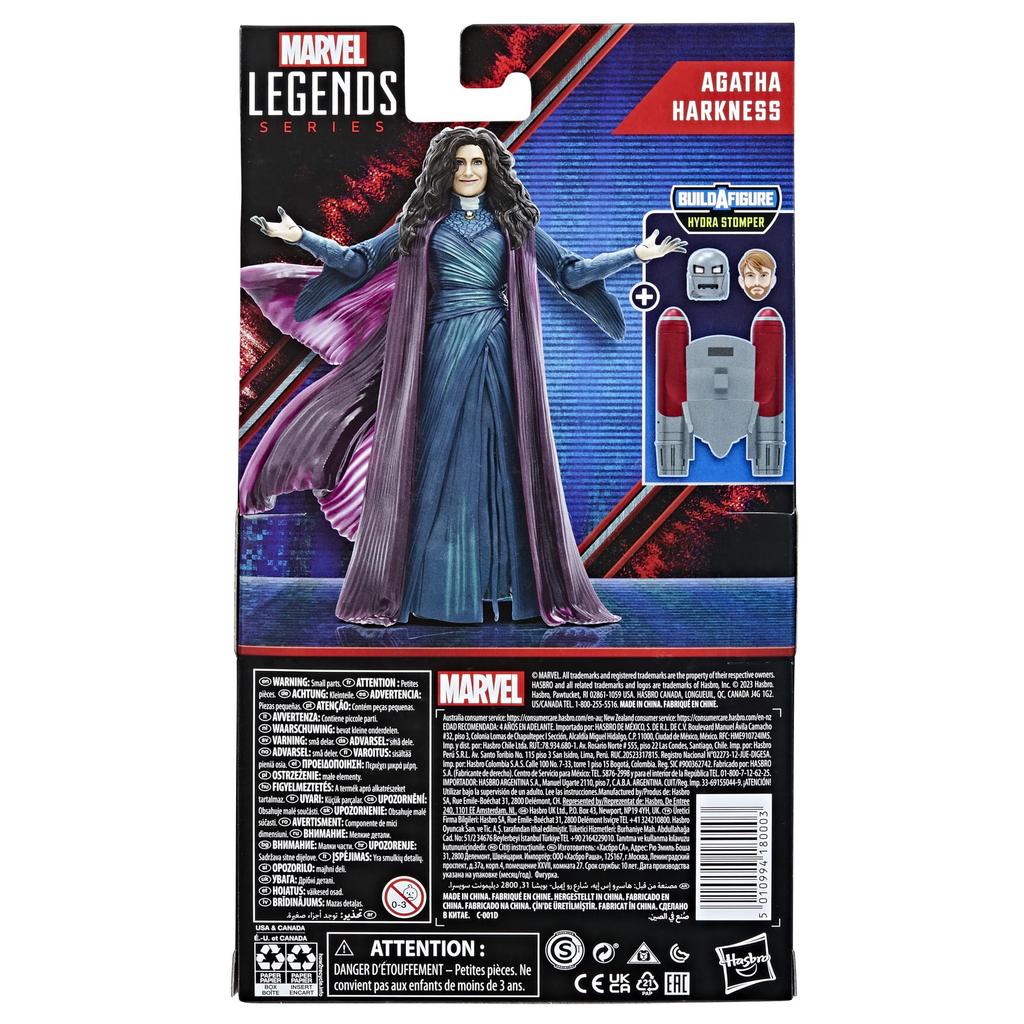 Hasbro Marvel Legends Серия Агата Харкнесс, WandaVision Коллекционная 6-дюймовая (15 см) Фигурка, от 4 лет, F6539, Оригинальная