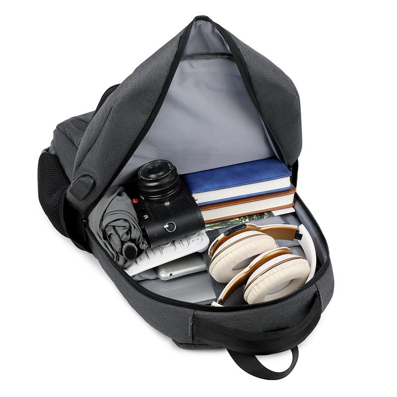 Новый унисекс однотонный водонепроницаемый и дышащий деловой модный повседневный универсальный рюкзак для повседневного использования