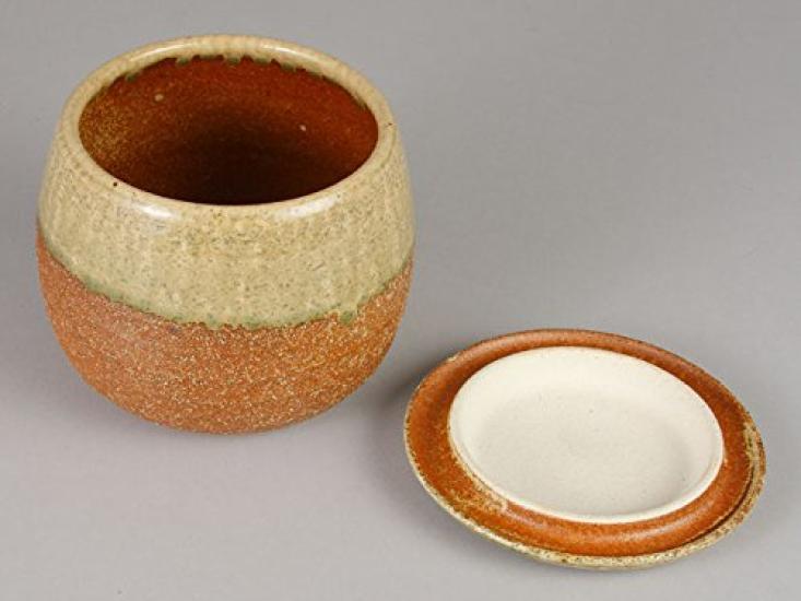 Sento Senga Pottery Iga Ware Ohitsu Vidro Glaze 11-05