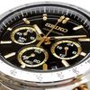 SEIKO Second Chronograph Quartz Watch SBTR015 Black x Gold [Seiko] 1/5 Мужские []
