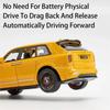 1:36 Scale Cullinan Toy Car Model Alloy Diecast Rubber Tires Sound Light Pull Back Simulation Toy Vehicles Models for Adult Toys