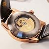 Rose Gold Stainless Steel case Mechanical 3D Red Dragon Watch for Men Automatic Wristwatches logo Brand Customized Supplier