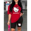Женский костюм-шорты с коротким рукавом