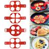 4/7 Holes Silicone Fried Egg Pancake Molds Ring Nonstick Reusable Omelet Mould Cooker For Kitchen Baking Accessories