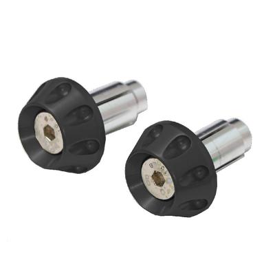 Moto Base MBBED-03 Рукоятка Универсальный Алюминиевый Концевик Руля (Черный/Внутренний диаметр: 0,5 - 0,7 дюйма (14 - 19 мм)