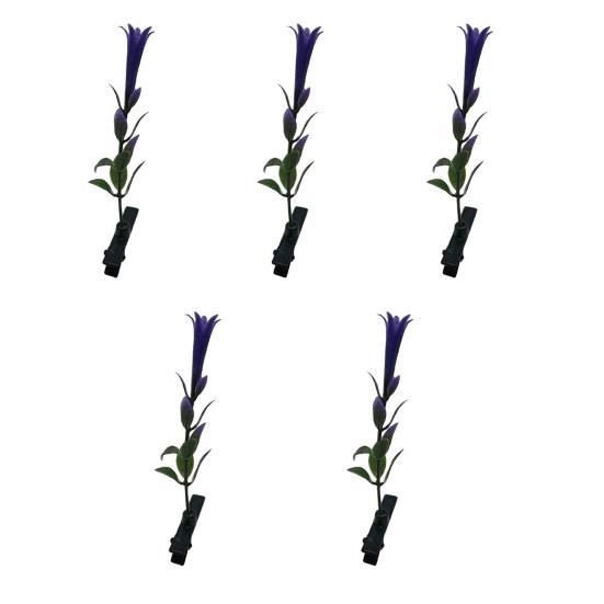 5 шт. женские заколки для волос 3D цветочный декор противоскользящий дизайн шпильки для волос DIY обруч для волос легкие аксессуары для волос