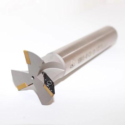 Replaceable Dovetail Slot Milling Cutter Holder VBWR45-40-C, 20° Straight Shank for Steam Turbine Milling