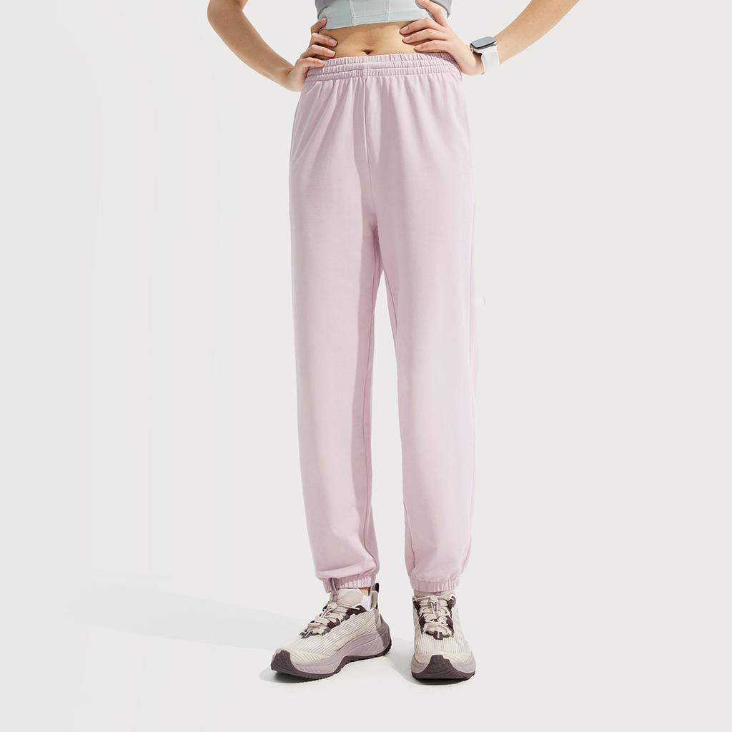 Серия фитнеса Li Ning Однотонные со средней посадкой Ледяной шелк Быстросохнущие Прохладные Удобные Дышащие Универсальные Зауженные Трикотажные Спортивные Брюки AKLV728-2