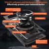 For Xiaomi Redmi Note 14 Pro 4G Magnetic Case Rotating Kickstand TPU+PC Phone Cover